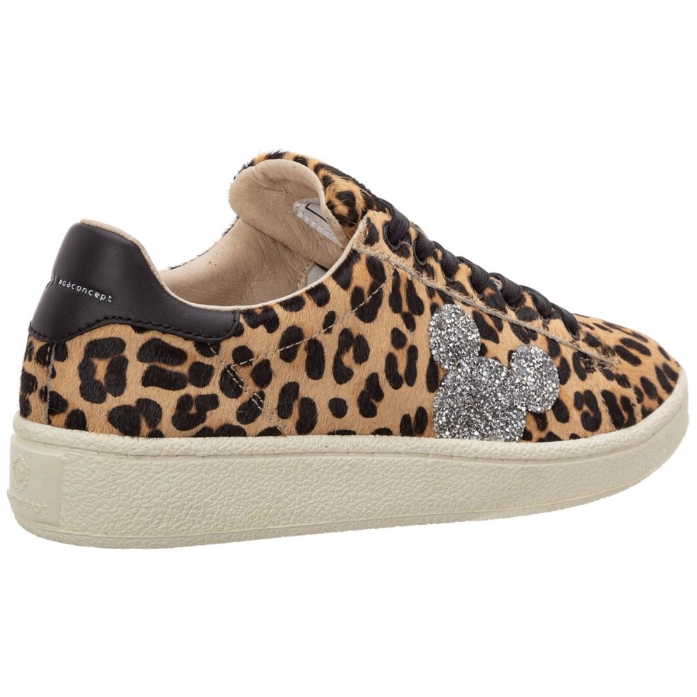 Master of Arts x Disney Mickey Léopard Sneakers - Size:6.5